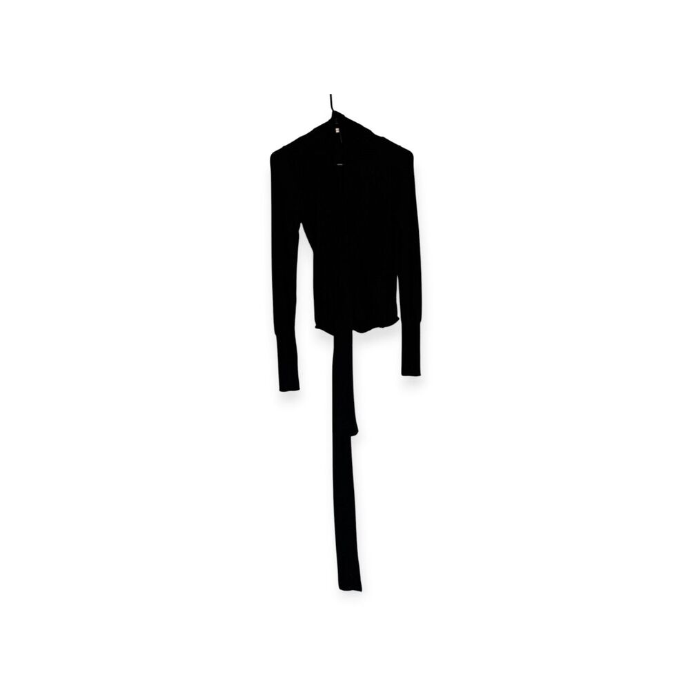 Beautiful Diane Von Furstenberg “Ballerina Wrap Top” Black Sz S ($328 Retail)